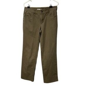 Christofer and Banks Straight Leg Pants Five Pocket Mid Rise Casual Trousers